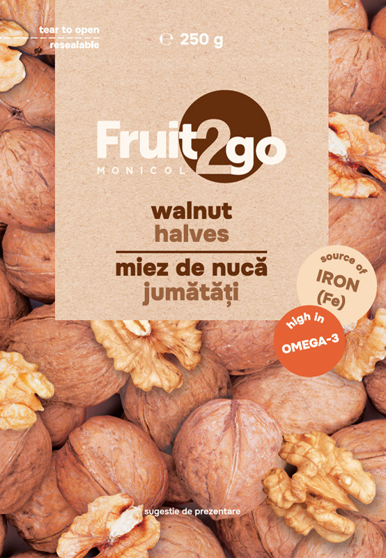 Miez de nucă jumătăți